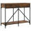 Berkfield Console Table Smoked Oak 100x39x78.5 cm Engineered Wood 8