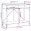 Berkfield Console Table Smoked Oak 100x39x78.5 cm Engineered Wood 11
