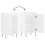 Berkfield Sideboards 2 pcs High Gloss White 40x35x70 cm Engineered Wood 10