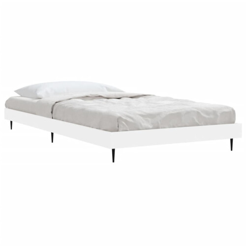 Berkfield Bed Frame without Mattress White 90x200 cm Engineered Wood 2
