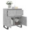 Berkfield Sideboard Concrete Grey 60x35x70 cm Engineered Wood 4