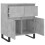 Berkfield Sideboard Concrete Grey 60x35x70 cm Engineered Wood 6