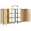 Berkfield Sideboard Sonoma Oak 70x30x80 cm Engineered Wood 9