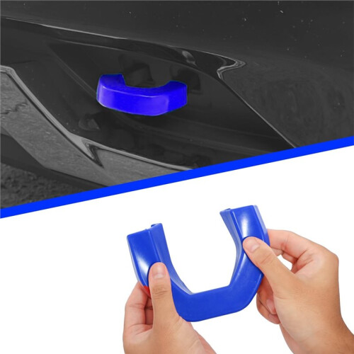 Front Tow Hook Covers Trim for  RAM 1500 2019-2024 Accessories  2PCS 2