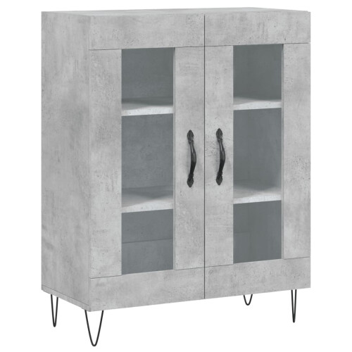 Berkfield Sideboard Concrete Grey 69.5x34x90 cm Engineered Wood 1