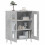 Berkfield Sideboard Concrete Grey 69.5x34x90 cm Engineered Wood 4