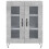Berkfield Sideboard Concrete Grey 69.5x34x90 cm Engineered Wood 5