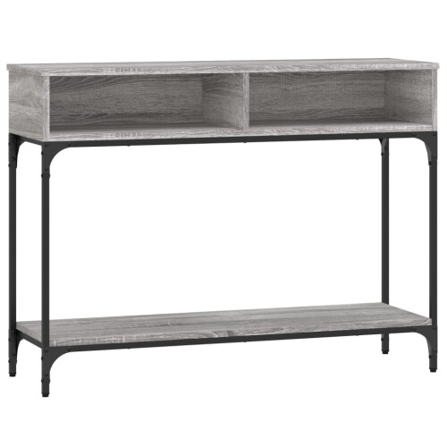 Berkfield Console Table Grey Sonoma 100x30.5x75 cm Engineered Wood 1
