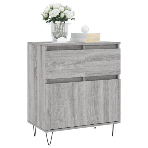 Berkfield Sideboard Grey Sonoma 60x35x70 cm Engineered Wood 2