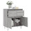 Berkfield Sideboard Grey Sonoma 60x35x70 cm Engineered Wood 4