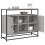 Berkfield Sideboard Grey Sonoma 100x35x80 cm Engineered Wood 4