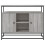 Berkfield Sideboard Grey Sonoma 100x35x80 cm Engineered Wood 6