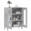 Berkfield Sideboard Concrete Grey 69.5x34x90 cm Engineered Wood 4