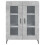 Berkfield Sideboard Concrete Grey 69.5x34x90 cm Engineered Wood 5