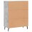 Berkfield Sideboard Concrete Grey 69.5x34x90 cm Engineered Wood 8
