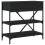 Berkfield Console Table Black 75x34.5x75 cm Engineered Wood 7