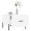 Berkfield Coffee Table White 50x50x40 cm Engineered Wood 4