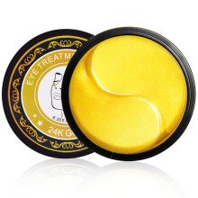 Gold Under Eye Patches 30 Pairs Collagen Eye Mask for Puffiness Wrinkles and Dark Circles Hydrating