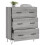 Berkfield Sideboard Grey Sonoma 69.5x34x90 cm Engineered Wood 4