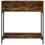 Berkfield Console Table Smoked Oak 75x34.5x75 cm Engineered Wood 3