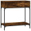 Berkfield Console Table Smoked Oak 75x34.5x75 cm Engineered Wood 5