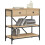 Berkfield Console Table Sonoma Oak 75x34.5x75 cm Engineered Wood 3