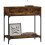 Berkfield Console Table Smoked Oak 75x34.5x75 cm Engineered Wood 8