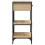 Berkfield Console Table Sonoma Oak 75x34.5x75 cm Engineered Wood 6