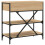 Berkfield Console Table Sonoma Oak 75x34.5x75 cm Engineered Wood 7