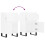 Berkfield Sideboards 2 pcs White 40x35x70 cm Engineered Wood 10