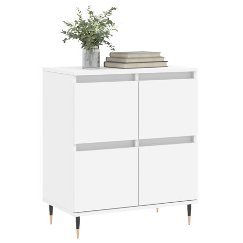 Berkfield Sideboard White 60x35x70 cm Engineered Wood 2