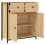 Berkfield Sideboard Sonoma Oak 70x30x80 cm Engineered Wood 5