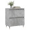 Berkfield Sideboard Concrete Grey 60x35x70 cm Engineered Wood 3