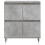 Berkfield Sideboard Concrete Grey 60x35x70 cm Engineered Wood 5
