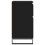 Berkfield Sideboards 2 pcs Black 40x35x70 cm Engineered Wood 8