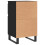 Berkfield Sideboards 2 pcs Black 40x35x70 cm Engineered Wood 9