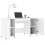 Berkfield Desk White 140x50x75 cm Engineered Wood 4
