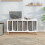 Berkfield Record Cabinet White 100x38x48 cm Engineered Wood 3