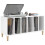 Berkfield Record Cabinet White 100x38x48 cm Engineered Wood 4