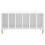 Berkfield Record Cabinet White 100x38x48 cm Engineered Wood 5