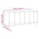 Berkfield Record Cabinet White 100x38x48 cm Engineered Wood 8