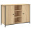 Berkfield Sideboard Sonoma Oak 100x35x70 cm Engineered Wood 2