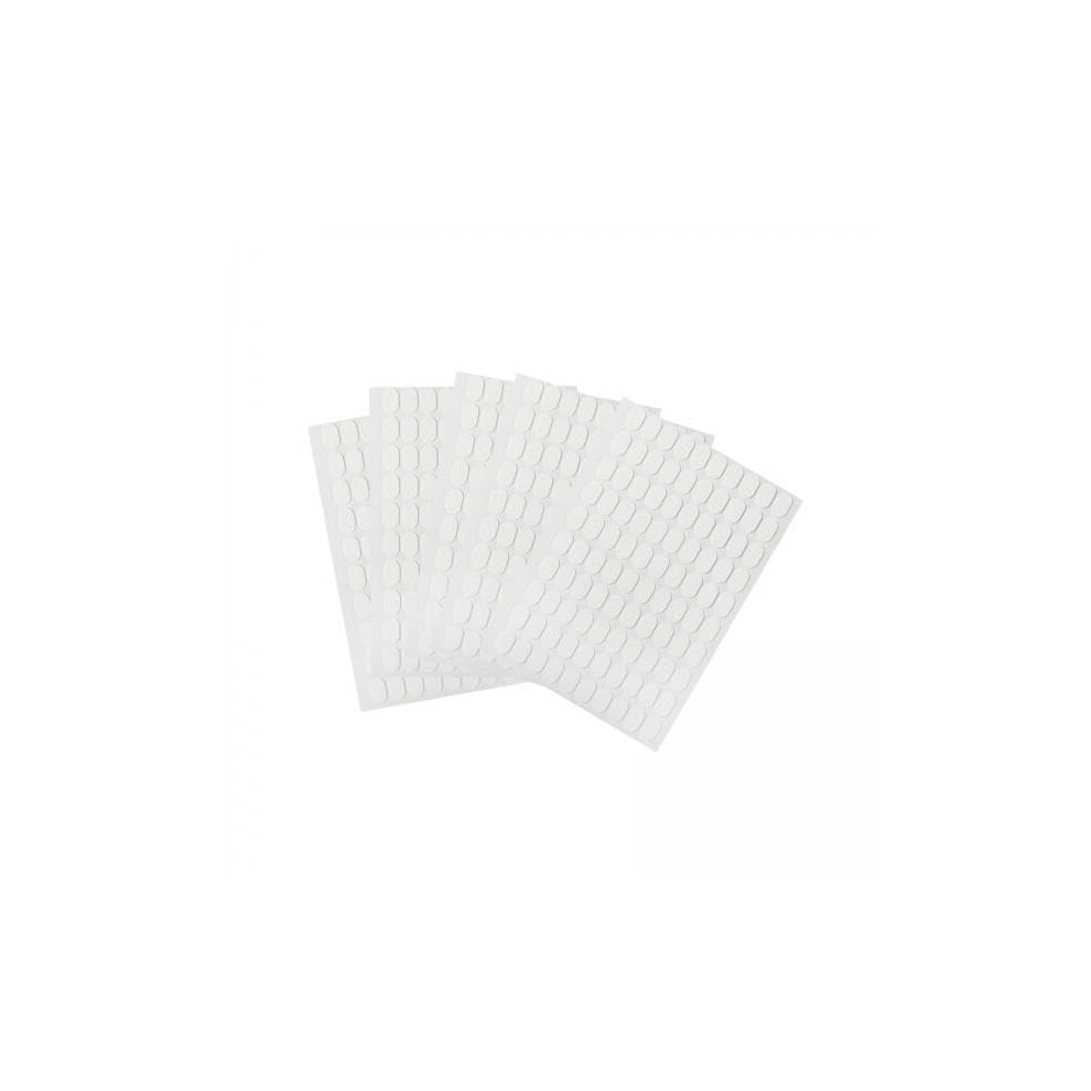 3X 5 Sheets Double Sided Nail Adhesive Tabs with Strong Hold, Transparent Precut Glue for Nail Display