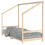 Berkfield Kids Bed Frame 90x190 cm Solid Wood Pine 2
