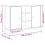 Berkfield Sideboard Sonoma Oak 100x35x70 cm Engineered Wood 11