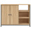 Berkfield Sideboard Sonoma Oak 100x33x75 cm Engineered Wood 6