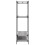 Berkfield Clothes Rack with Shelves Grey Sonoma Engineered Wood 5