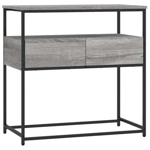 Berkfield Console Table Grey Sonoma 75x40x75 cm Engineered Wood 1
