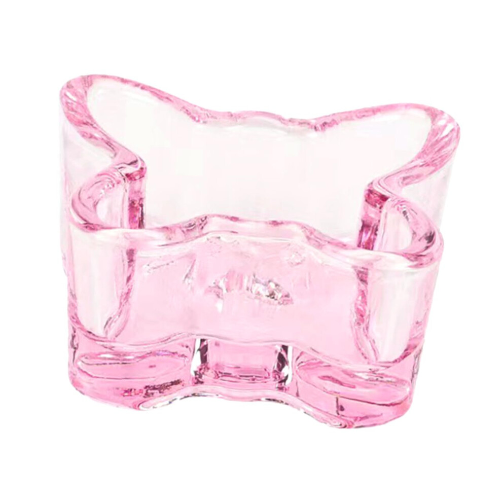 Glass Butterfly Nail Dappen Dish Acrylic Nail Liquid Cup Durable EasyâClean Design for Manicure and DIY