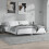 Berkfield Bed Frame without Mattress High Gloss White 200x200 cm 4